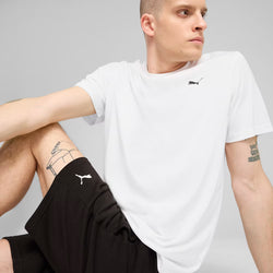 Puma Train All Day Essentials Solid Cat Tee Men's White