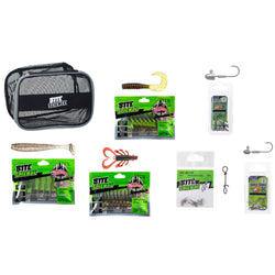 Bite Science Mesh Tackle Bag + Inshore Lure Kit