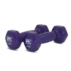 Buffalo Sports 1kg x 2pc Dumbbell Set