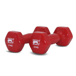 Buffalo Sports 2kg x 2pc Dumbbell Set