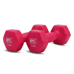 Buffalo Sports 3kg pair Dumbells
