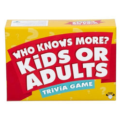 Who Knows more? Kids or Adults Trivia Game