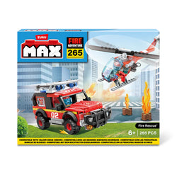 Zuru Max Build Fire Rescue Block 265 Pieces