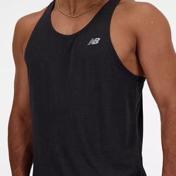 New Balance Athletic Tank Black Men's