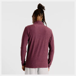 New Balance Men's Space Dye 1/4 Zip Long Shirt