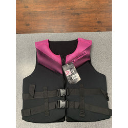 Response Neoprene Level 50s Adult PFD Life Jacket Black Pink 3XL