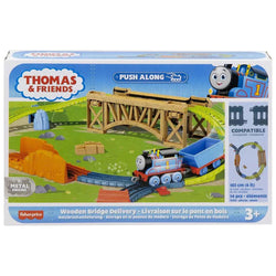 Thomas & Friends Push Along Track Set Assorted Wooden Bridge Delivery