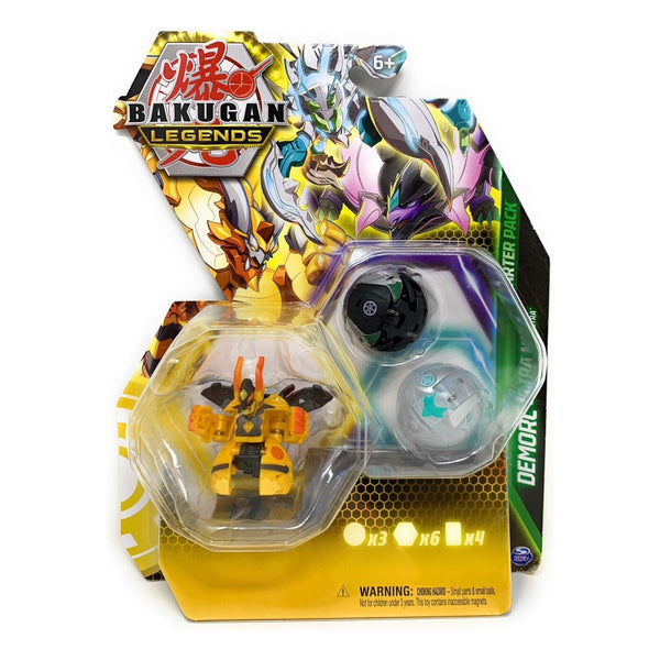 Bakugan Starter Pack 3-Pack, Fenneca Ultra, Geogan Rising Collectible  Action Figures, Kids Toys for Boys