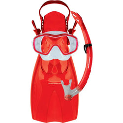 Mirage Shrimp Junior Snorkel Set Red