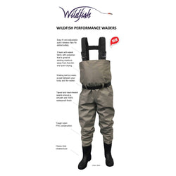 Wildfish Performance Waders Size 10