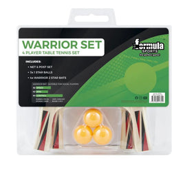 Formula Warrior 4 Player Table Tennis Set