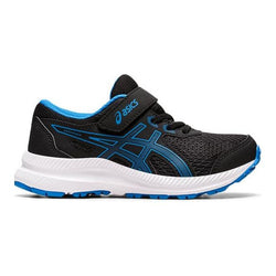 ASICS Contend 8 PS Kids Black/Bright Blue