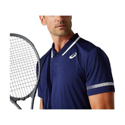 ASICS Men's Court Polo Shirt Blue