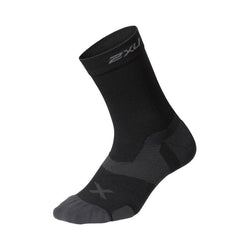 2XU Vectr Cushion Crew Socks Black Titanium