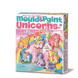 4M Mould & Paint 3D Glitter Unicorns