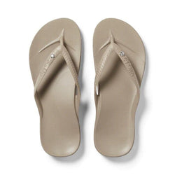 Archies Diamonte Arch Support Thong - Taupe M10 W11