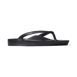 Archies Arch Support Thongs - KIDS Black