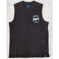 Bullzye Men's Overlay Musscle Tank Black