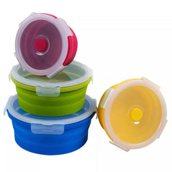 Supex Round Collapsible Containers 4 Pack