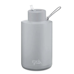 Frank Green 2L Stainless steel Ceramic Reusable Bottle with Straw Lid Harbor Mist