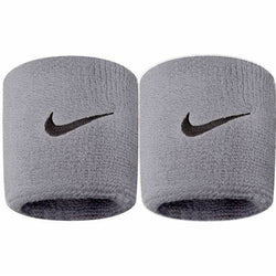 Nike Swoosh Wristbands Grey Black
