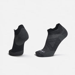 Le Bent Light Micro Tab Run Sock XL BLACK
