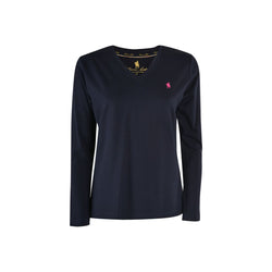 Thomas Cook Classic V Neck Long Sleeve Tee 10 NAVY