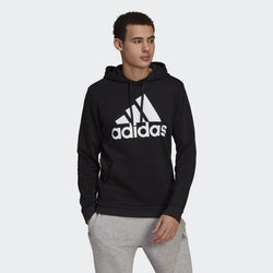 Adidas Men's Essential big Logo Fleece Hoodie S