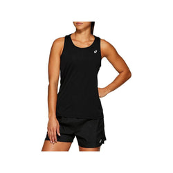Asics Women's Silver Tank Racerback Top BLACK XL