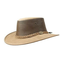 Barmah Hat - Bushie Foldaway Suede Cooler Hat S