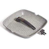 Campfire Compact Grill Pan - Silver 28cm