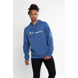 Champion Men's Script Hoodie French Blue
