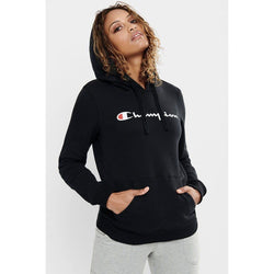 Champion Women's Script Hoodie Black