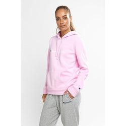 Champion Women's Script Hoodie XS Cotton Pink