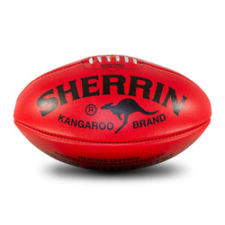 Sherrin Kangaroo Brand Football Red Game Ball Size 4 & 5