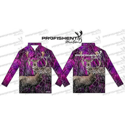 Profishent Sublimated Deer Pink Long Sleeved Shirt XL