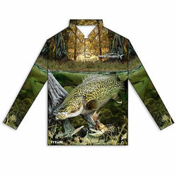 Profishent Sublimated Long Sleeve Yabbie/Cod/Cray Shirt LARGE YELLOW