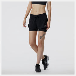 New Balance Impact Run 2 in 1 Short Women M