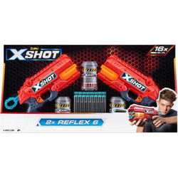 Zuru XShot Excel- Reflex Twin Pack 16 Darts
